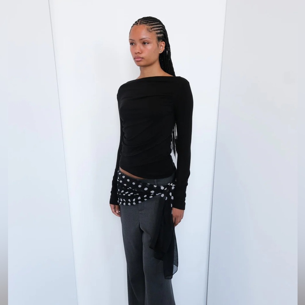 Geel Drew Top Black